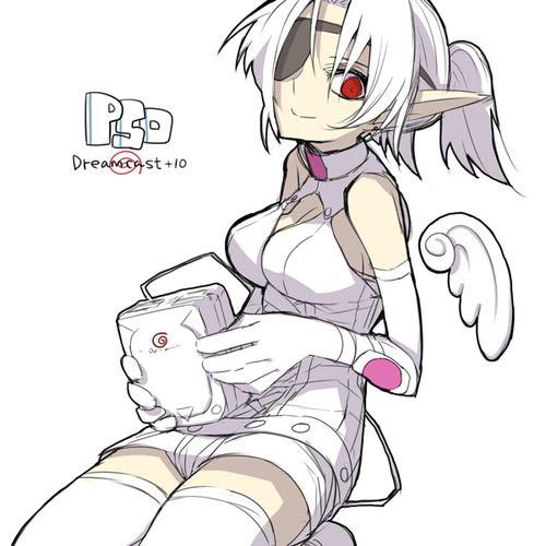 Dibujo PSO Dreamcast 10th Birthday
